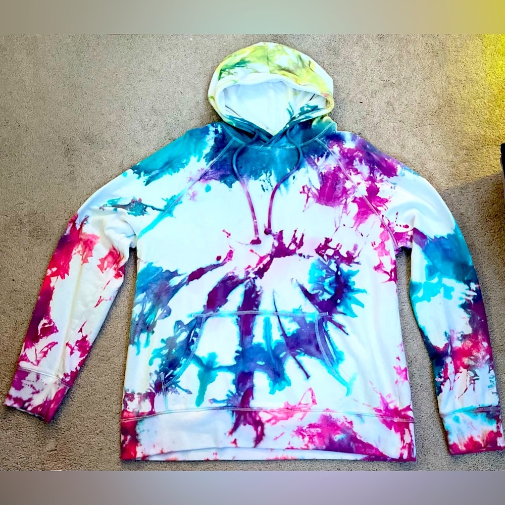 Tie dye hoodie size XL